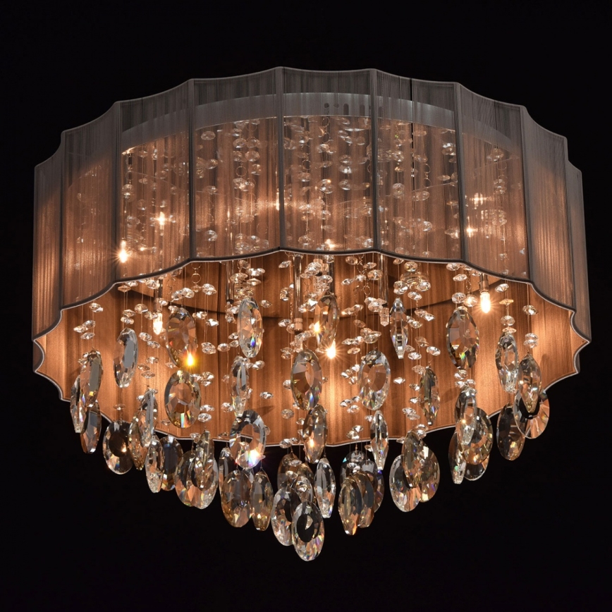 MW-LIGHT - Kristallampa tak JACQUELINE 10xG4/20W/230V + 8xG4/3W/230V