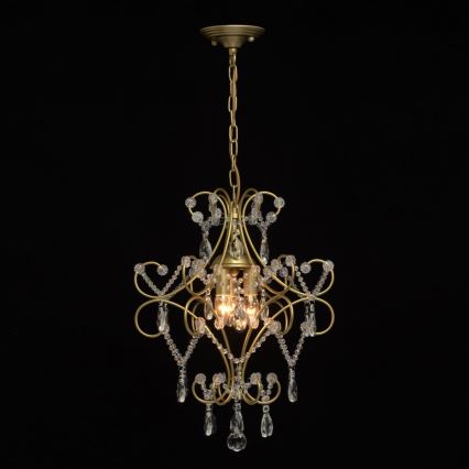 MW-LIGHT - Kristallkrona med kedja ADELE 3xE14/40W/230V