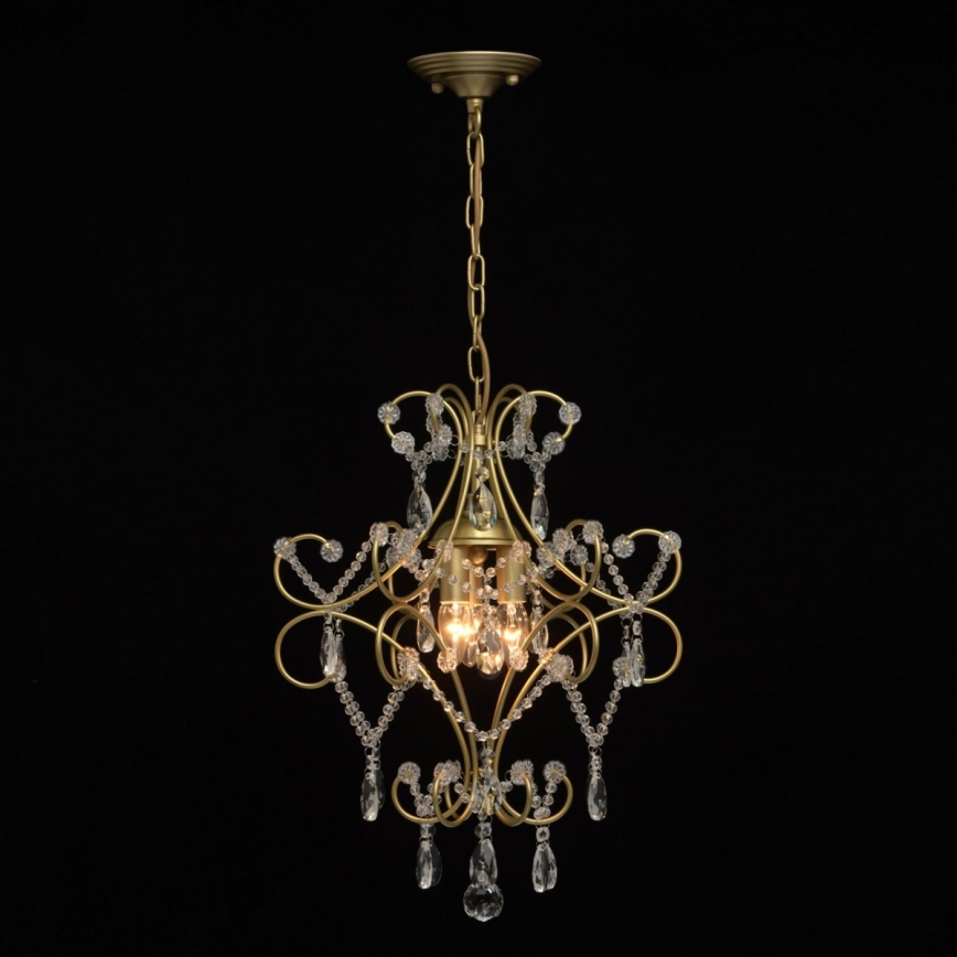 MW-LIGHT - Kristallkrona med kedja ADELE 3xE14/40W/230V