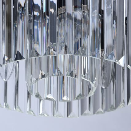 MW-LIGHT - Kristallkrona med kedja GOSRAL 3xE14/60W/230V