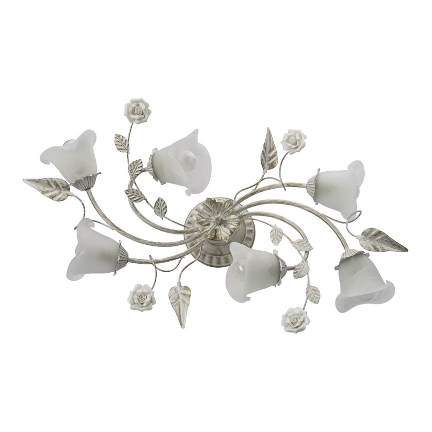 MW-LIGHT - Ljuskrona FLORA 6xE14/60W/230V