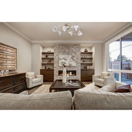 MW-LIGHT - Ljuskrona FLORA 6xE14/60W/230V