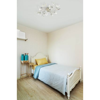 MW-LIGHT - Ljuskrona FLORA 6xE14/60W/230V