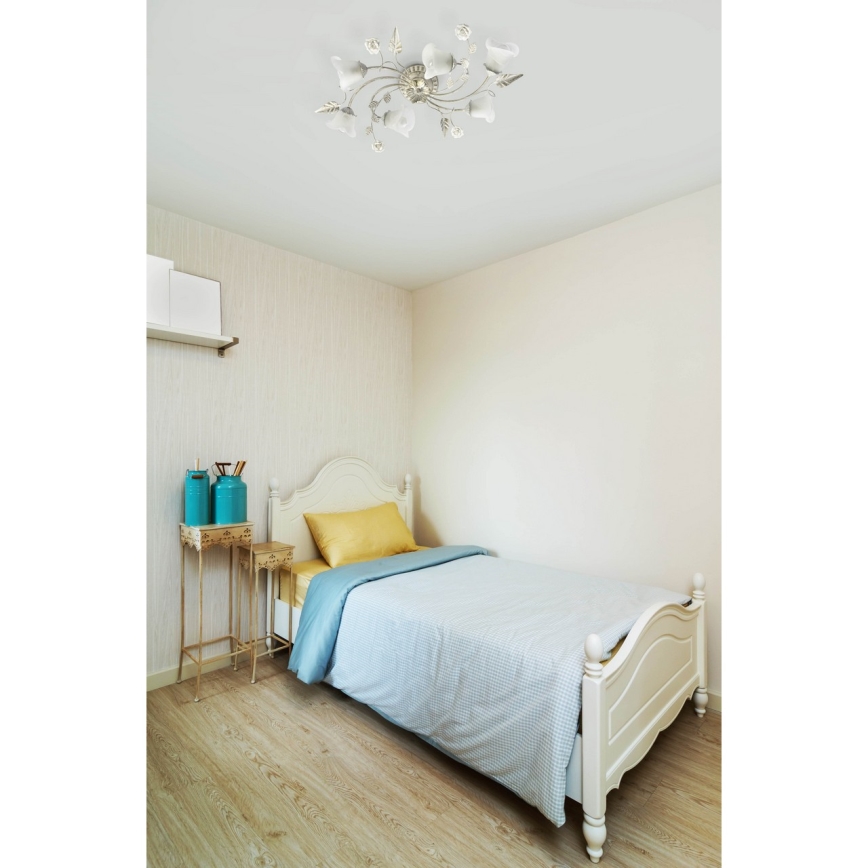 MW-LIGHT - Ljuskrona FLORA 6xE14/60W/230V