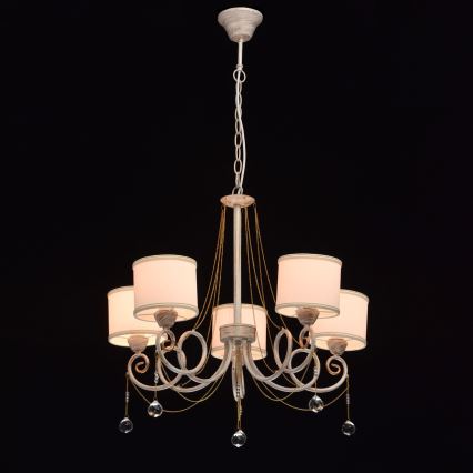 MW-LIGHT - Ljuskrona med kedja VITALINA 5xE14/40W/230V