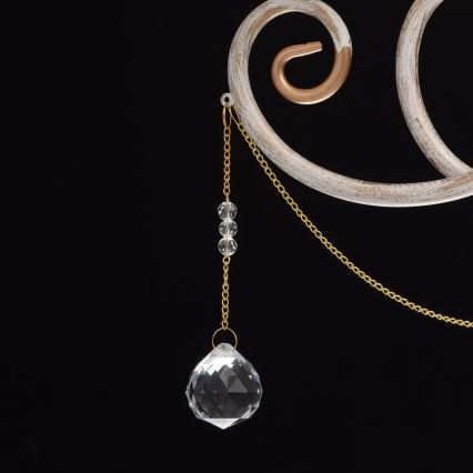 MW-LIGHT - Ljuskrona med kedja VITALINA 5xE14/40W/230V