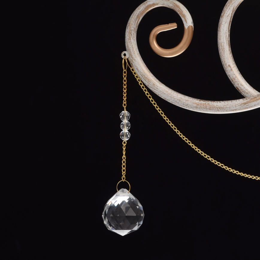 MW-LIGHT - Ljuskrona med kedja VITALINA 5xE14/40W/230V