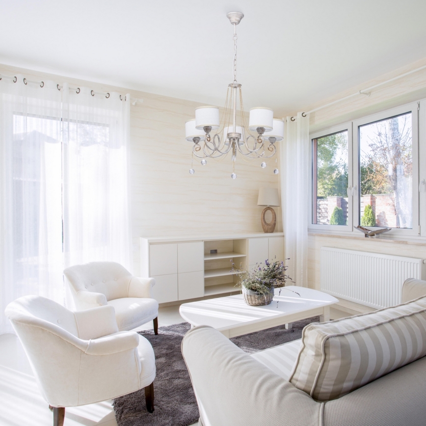 MW-LIGHT - Ljuskrona med kedja VITALINA 5xE14/40W/230V