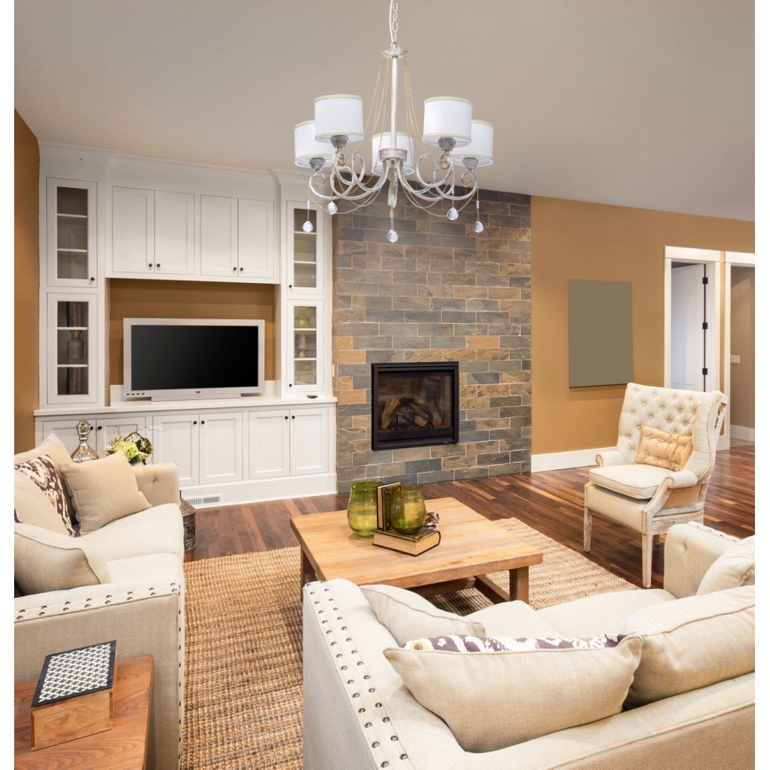 MW-LIGHT - Ljuskrona med kedja VITALINA 5xE14/40W/230V