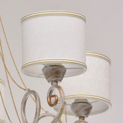 MW-LIGHT - Ljuskrona med kedja VITALINA 5xE14/40W/230V