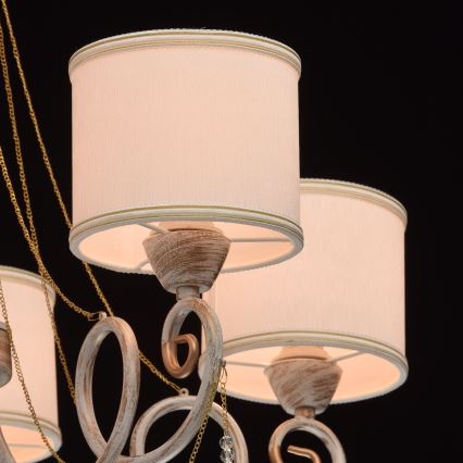 MW-LIGHT - Ljuskrona med kedja VITALINA 5xE14/40W/230V