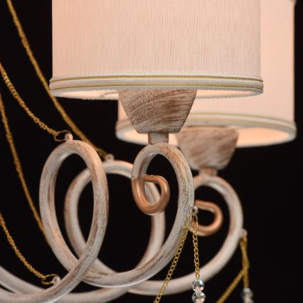 MW-LIGHT - Ljuskrona med kedja VITALINA 5xE14/40W/230V