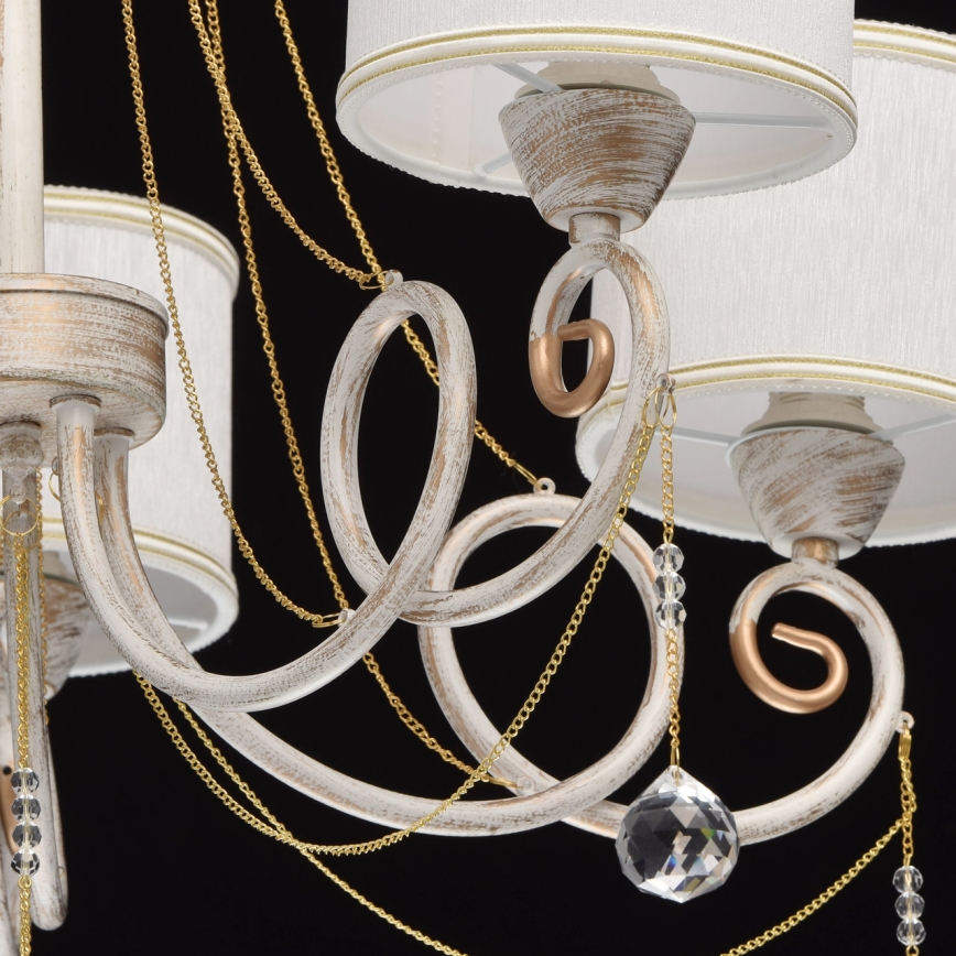 MW-LIGHT - Ljuskrona med kedja VITALINA 5xE14/40W/230V