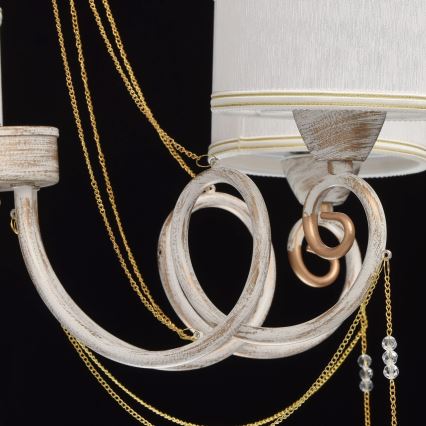 MW-LIGHT - Ljuskrona med kedja VITALINA 5xE14/40W/230V