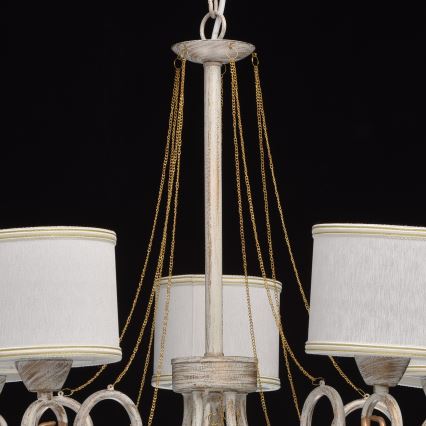 MW-LIGHT - Ljuskrona med kedja VITALINA 5xE14/40W/230V