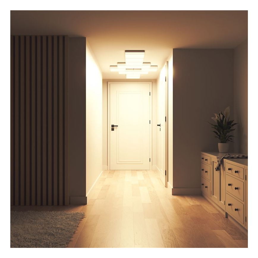 Nanoleaf - Set med 3x LED RGBW dimbara takarmaturer SKYLIGHT LED/18W/230V + 2x LED/16W/230V 2700-6500K Wi-Fi