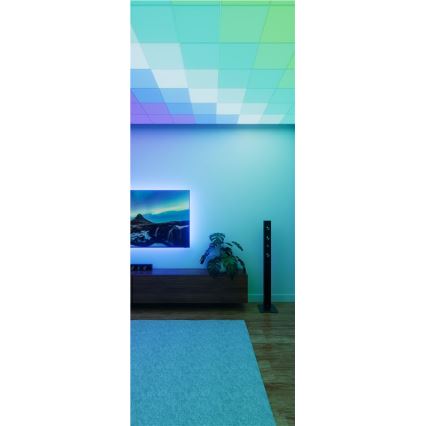 Nanoleaf - Set med 3x LED RGBW dimbara takarmaturer SKYLIGHT LED/18W/230V + 2x LED/16W/230V 2700-6500K Wi-Fi