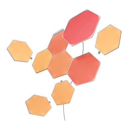 Nanoleaf - KIT 9x LED RGB Ljusreglerad panel SHAPES HEXAGON LED/2W/230V 1200-6500K Wi-Fi