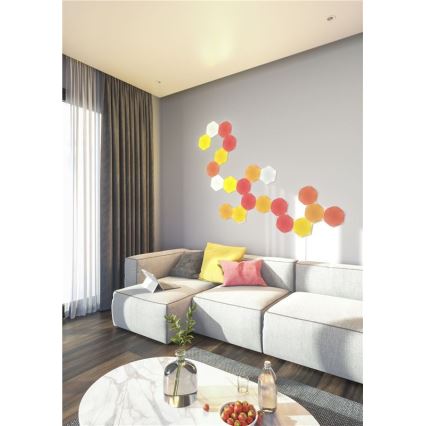 Nanoleaf - KIT 9x LED RGB Ljusreglerad panel SHAPES HEXAGON LED/2W/230V 1200-6500K Wi-Fi
