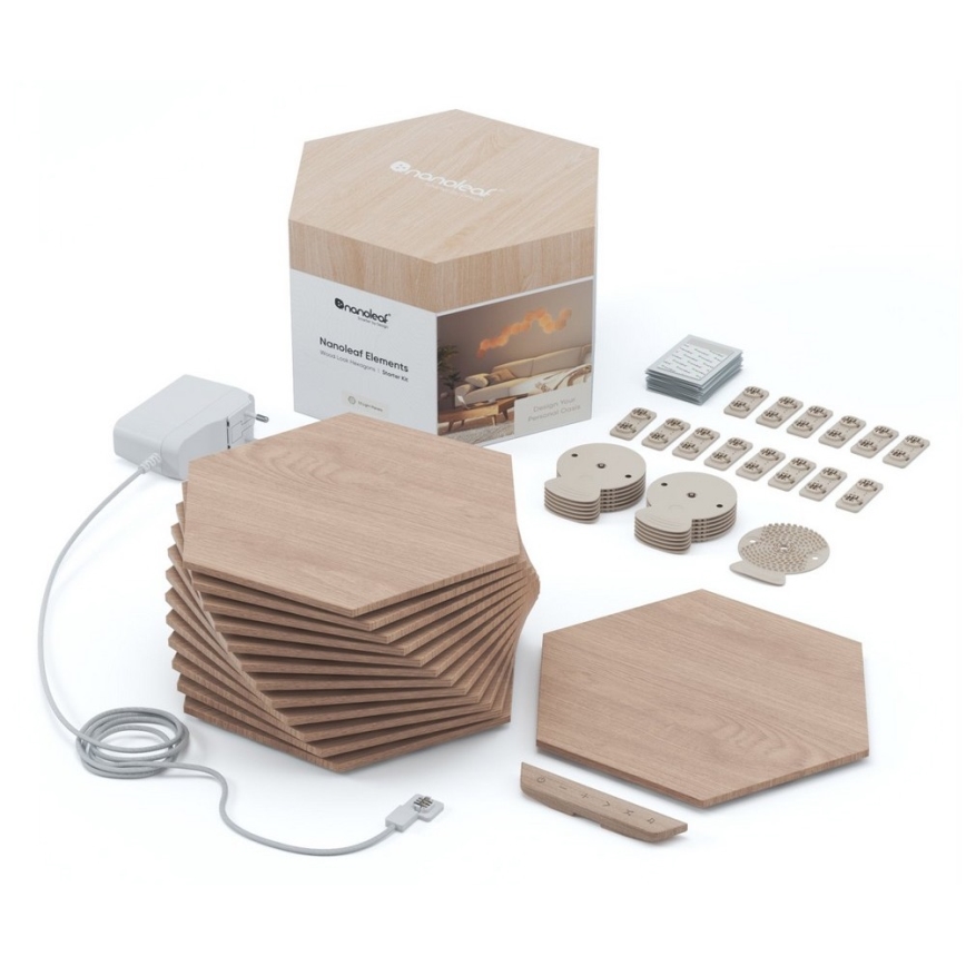 Nanoleaf - KIT 13x LED ljusreglerad panel HEXAGONS LED/2W/230V Wi-Fi