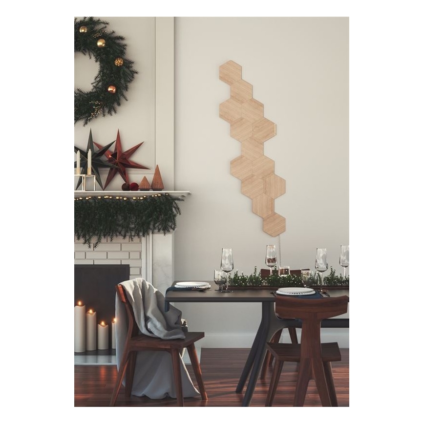 Nanoleaf - KIT 13x LED ljusreglerad panel HEXAGONS LED/2W/230V Wi-Fi