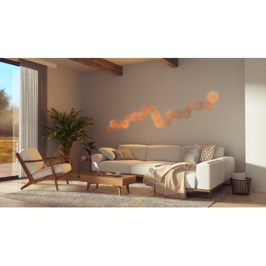 Nanoleaf - KIT 13x LED ljusreglerad panel HEXAGONS LED/2W/230V Wi-Fi