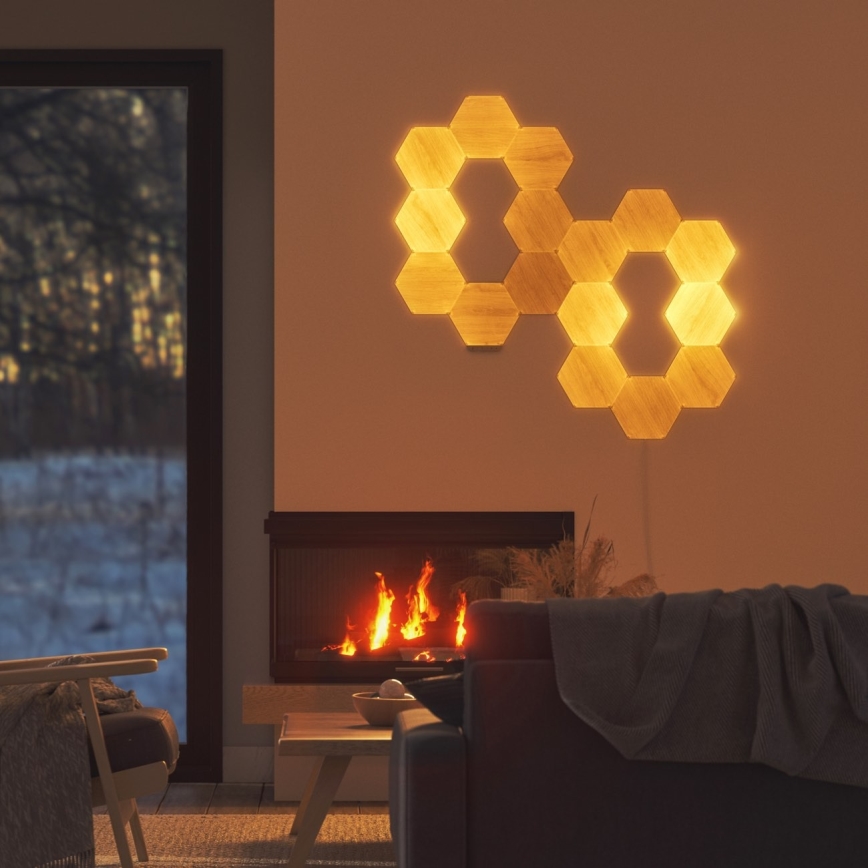Nanoleaf - KIT 13x LED ljusreglerad panel HEXAGONS LED/2W/230V Wi-Fi