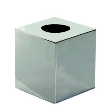 Näsdukshållare för näsdukar 12x13 cm, silver