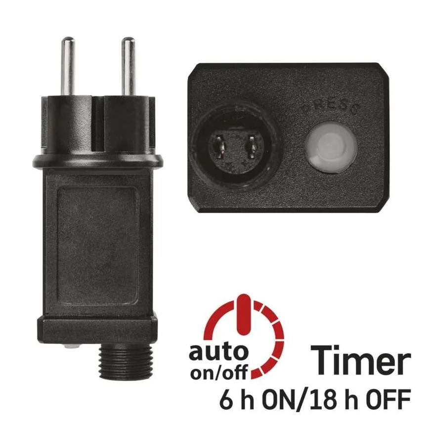 Nätaggregat för seriekopplad julbelysning 230V IP44