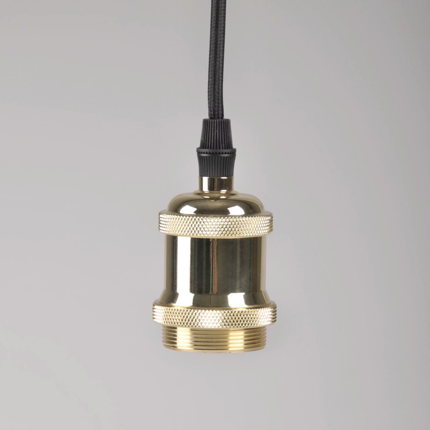 Nätaggregat kabel 1xE27/20W/230V guld