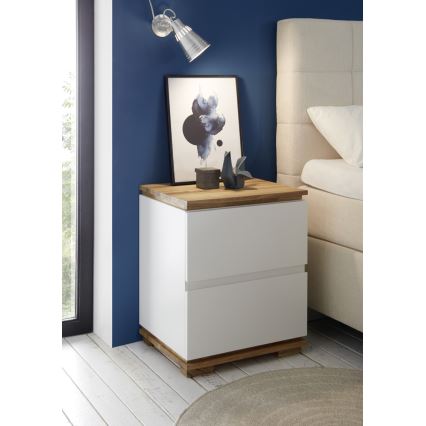 Nattbord JAVIN vit