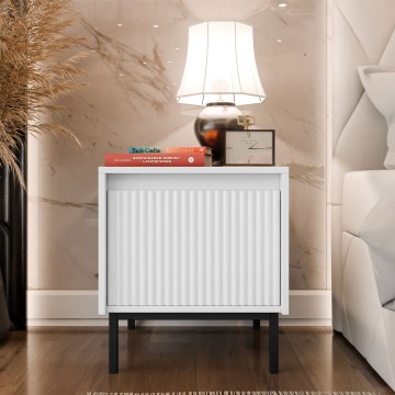 Nattbord OZMI 50x45 cm vit