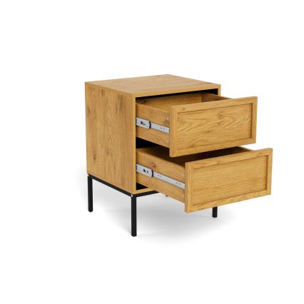 Nattduksbord ALIN 46x40 cm ljusbrun