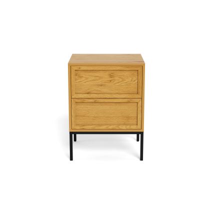 Nattduksbord ALIN 46x40 cm ljusbrun