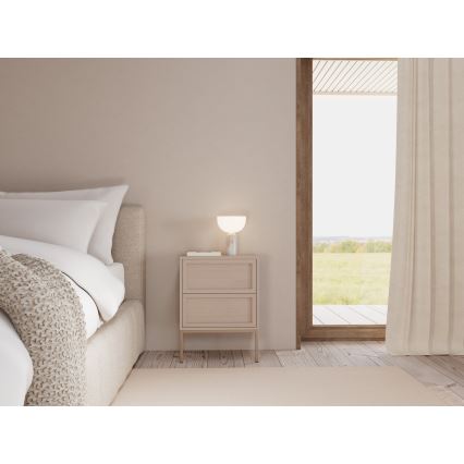 Nattduksbord ALIN 46x40 cm, taupe