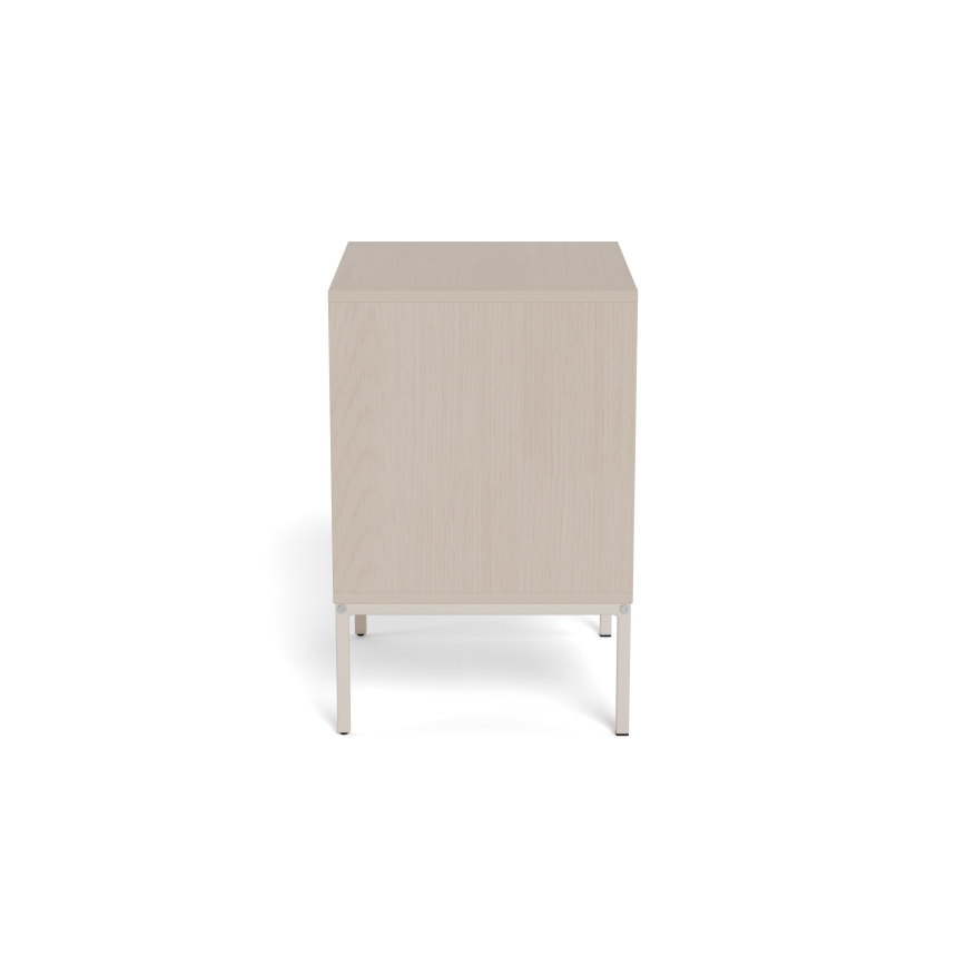 Nattduksbord ALIN 46x40 cm, taupe