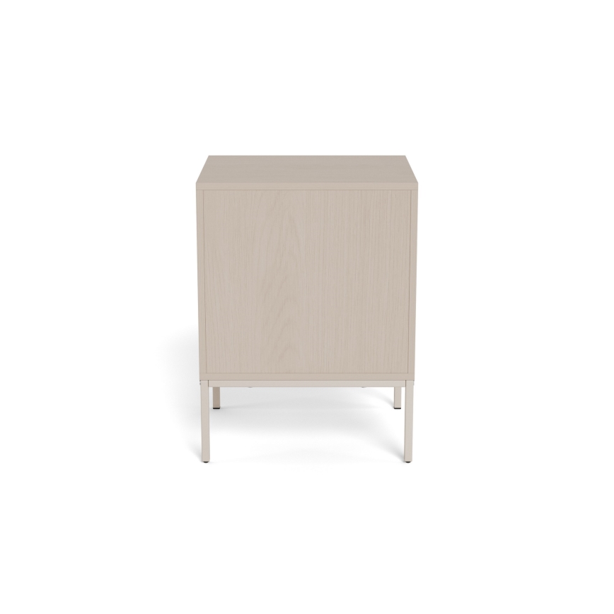 Nattduksbord ALIN 46x40 cm, taupe
