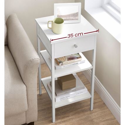Nattduksbord ARIN vit