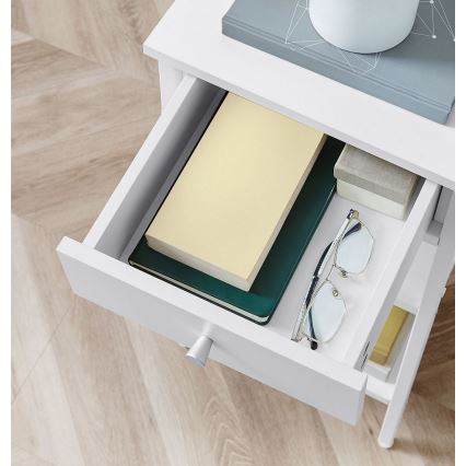 Nattduksbord ARIN vit