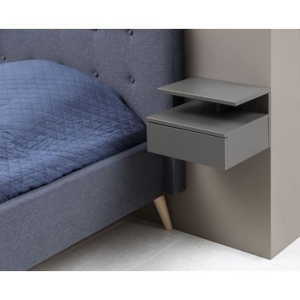 Nattduksbord AVA grå