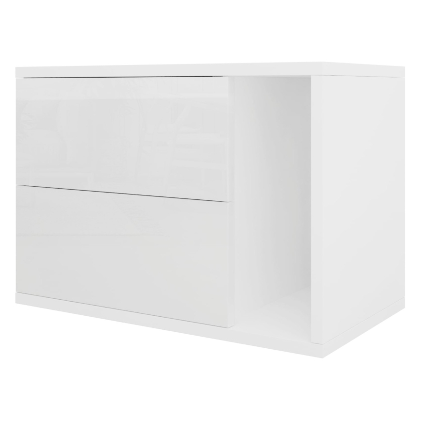 Nattduksbord BECE 40x57 cm vit