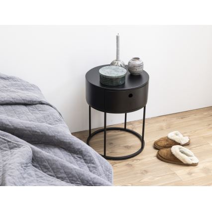 Nattduksbord COLUM svart