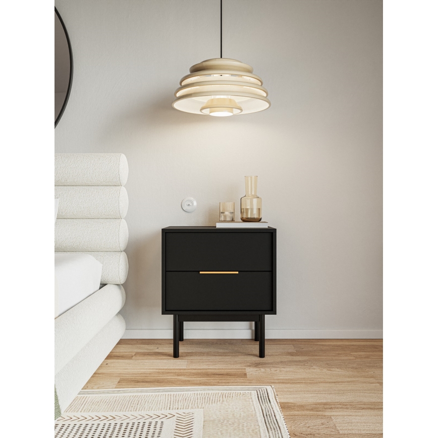 Nattduksbord ELI svart