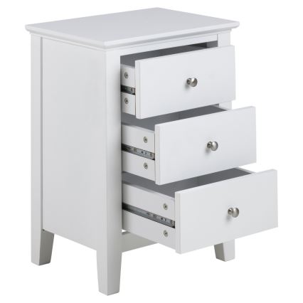 Nattduksbord LARA vit