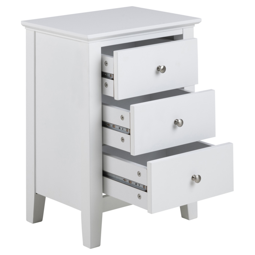 Nattduksbord LARA vit