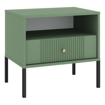 Nattduksbord LUE grön/svart