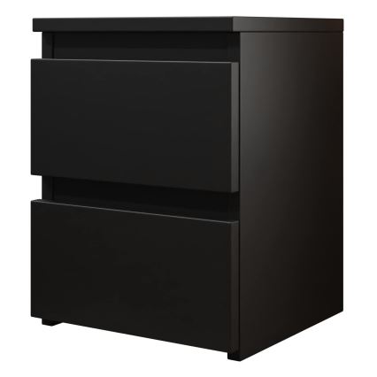 Nattduksbord MALWA 40x40 cm matt svart