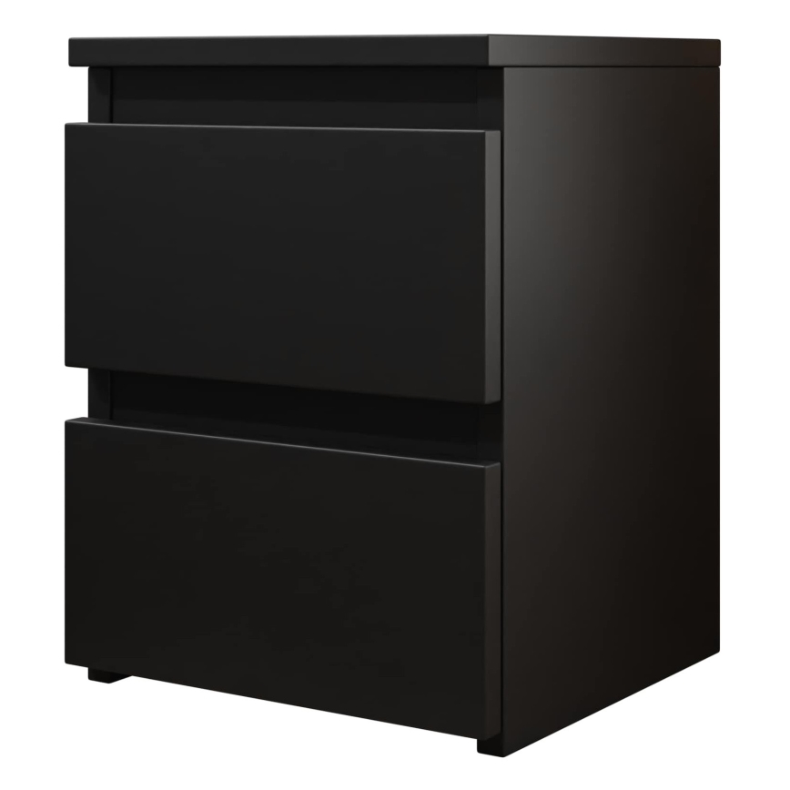 Nattduksbord MALWA 40x40 cm matt svart