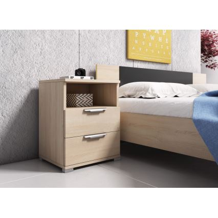 Nattduksbord NED i Sonoma-ek