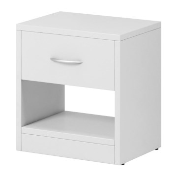 Nattduksbord NED vit